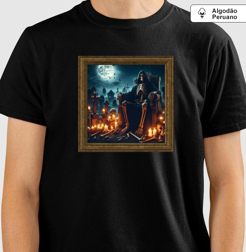 Camiseta Algodão Peruano - Premium - Tatá Caveira II