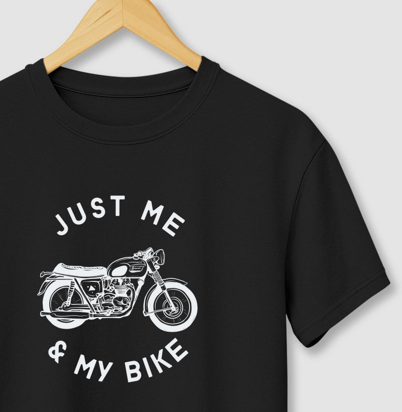 Camiseta Just Me and My Bike