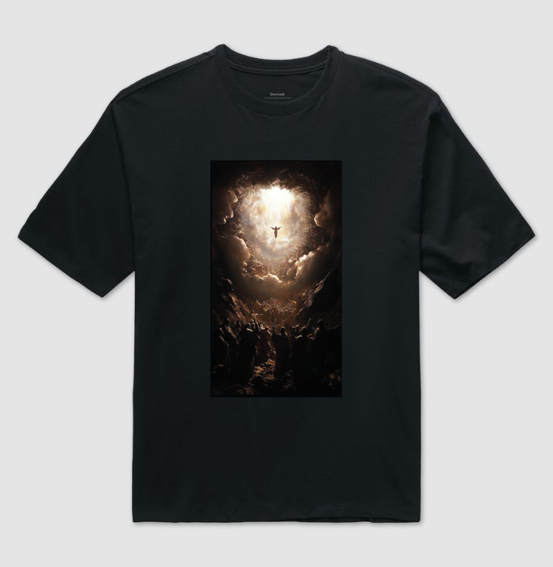CAMISETA OVERSIZED ASCENSÃO DO SENHOR - GLÓRIA NAS ALTURAS