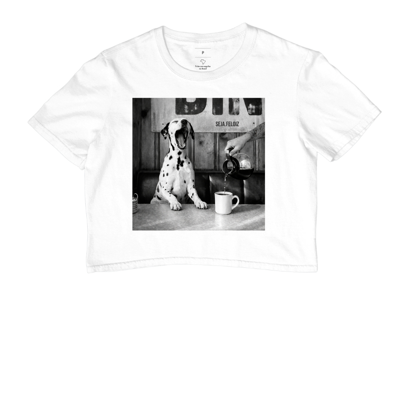 Primeiro um bocejo com café!