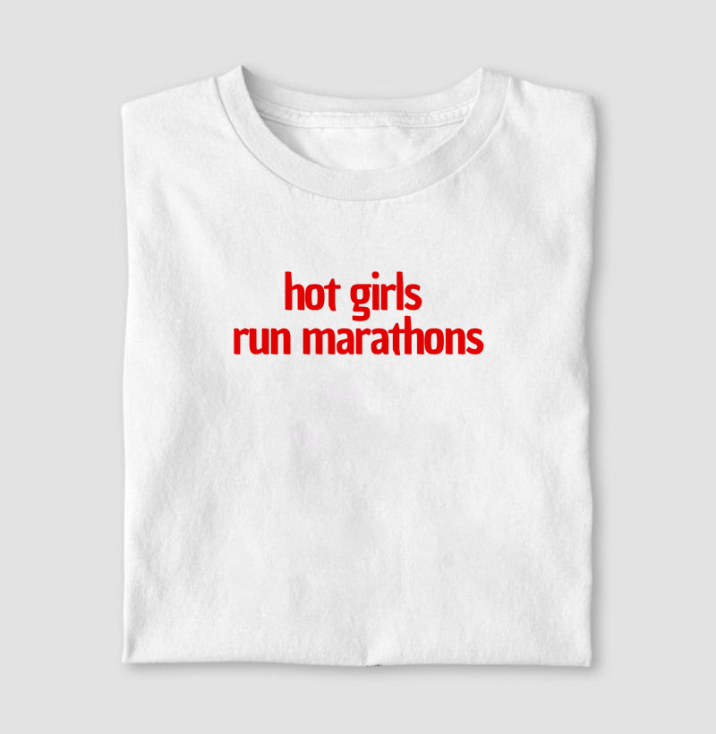 Hot girls run marathons