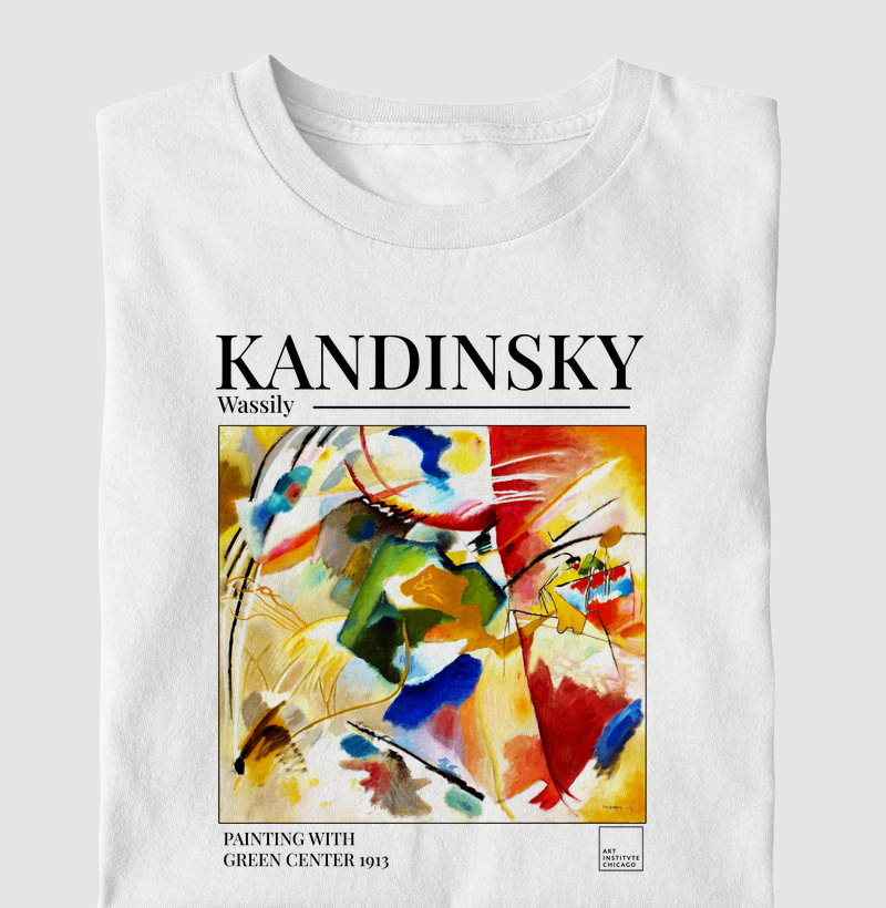 Painting With Green Center  (1913) - Kandinsky