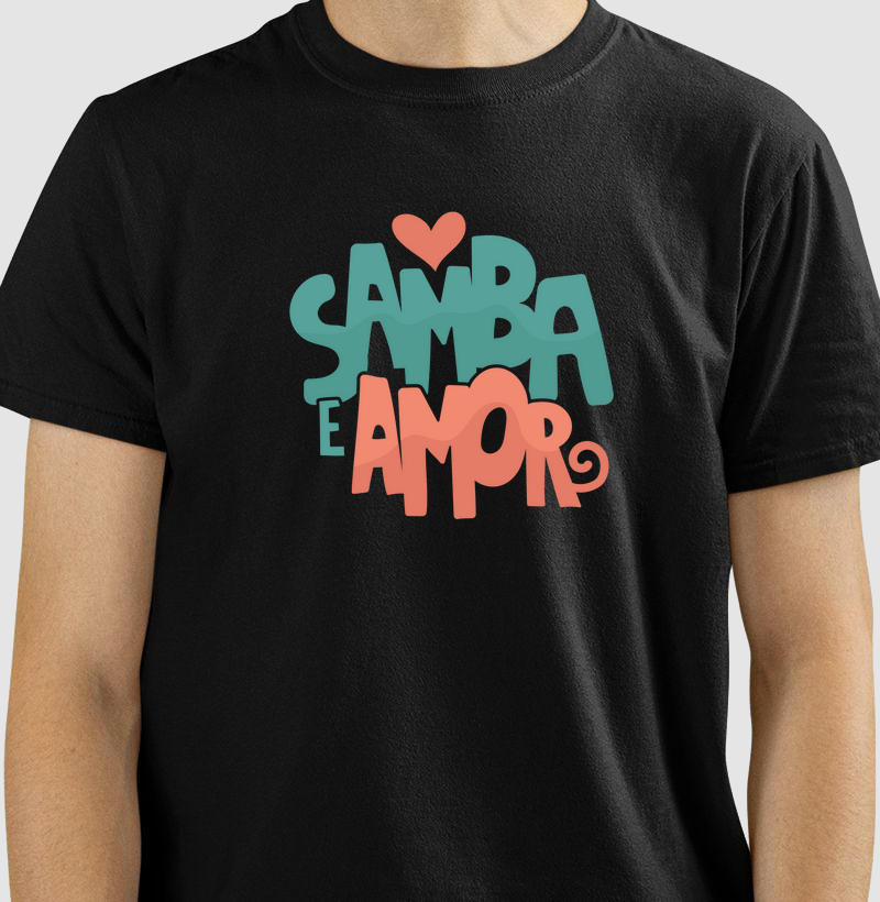 Camiseta Original Samba e Amor