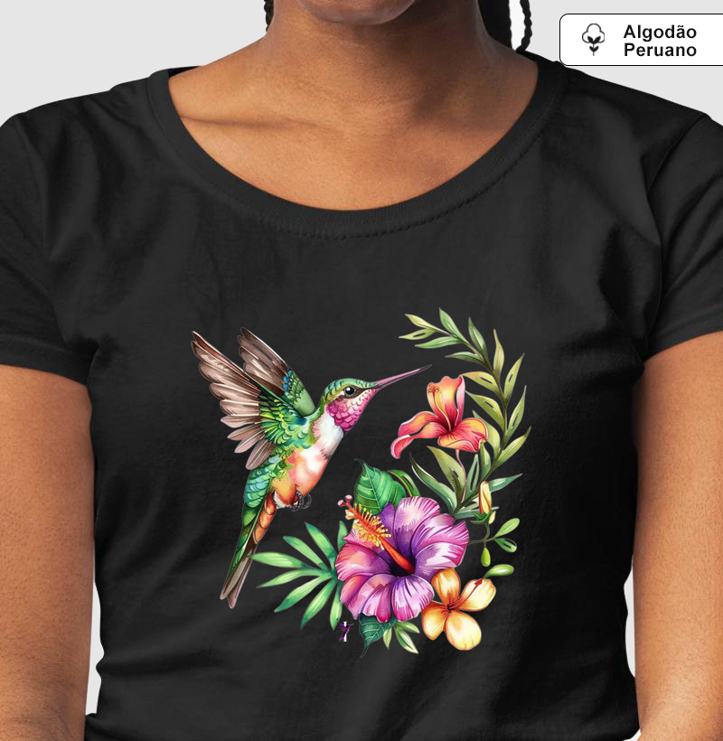 BEIJA-FLOR E HIBISCOS