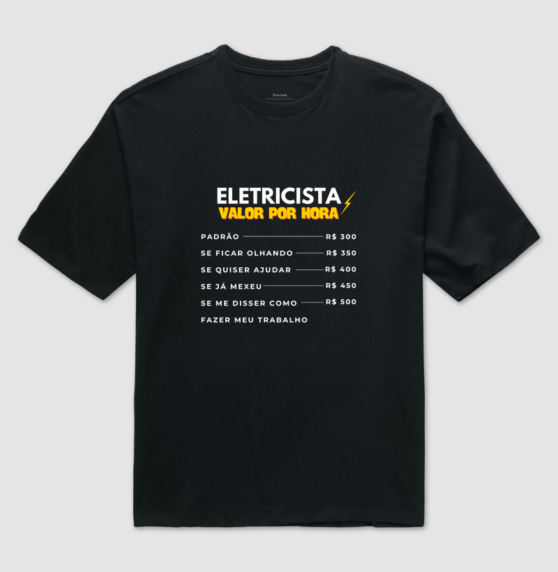 Camiseta Valorize o Eletricista