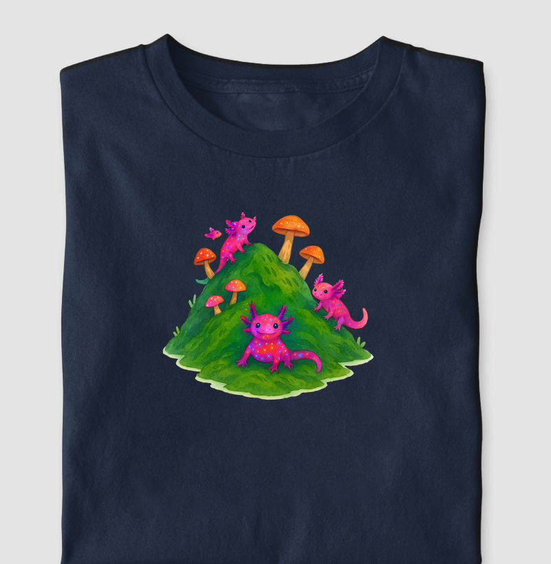 Camiseta salamandras mágicas