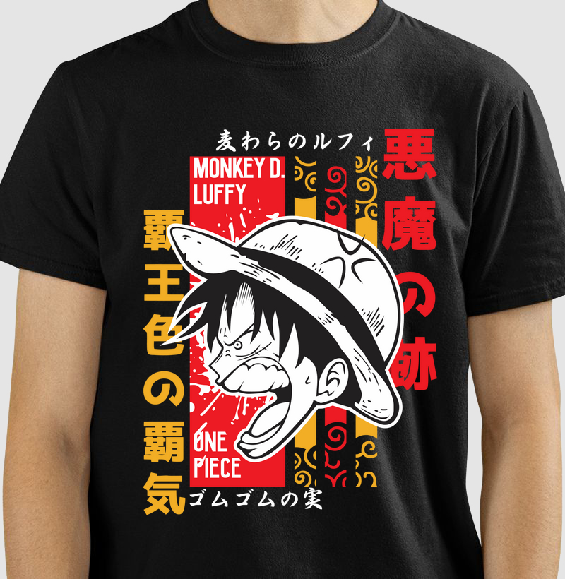 Camiseta Monkey D. Luffy - One Piece