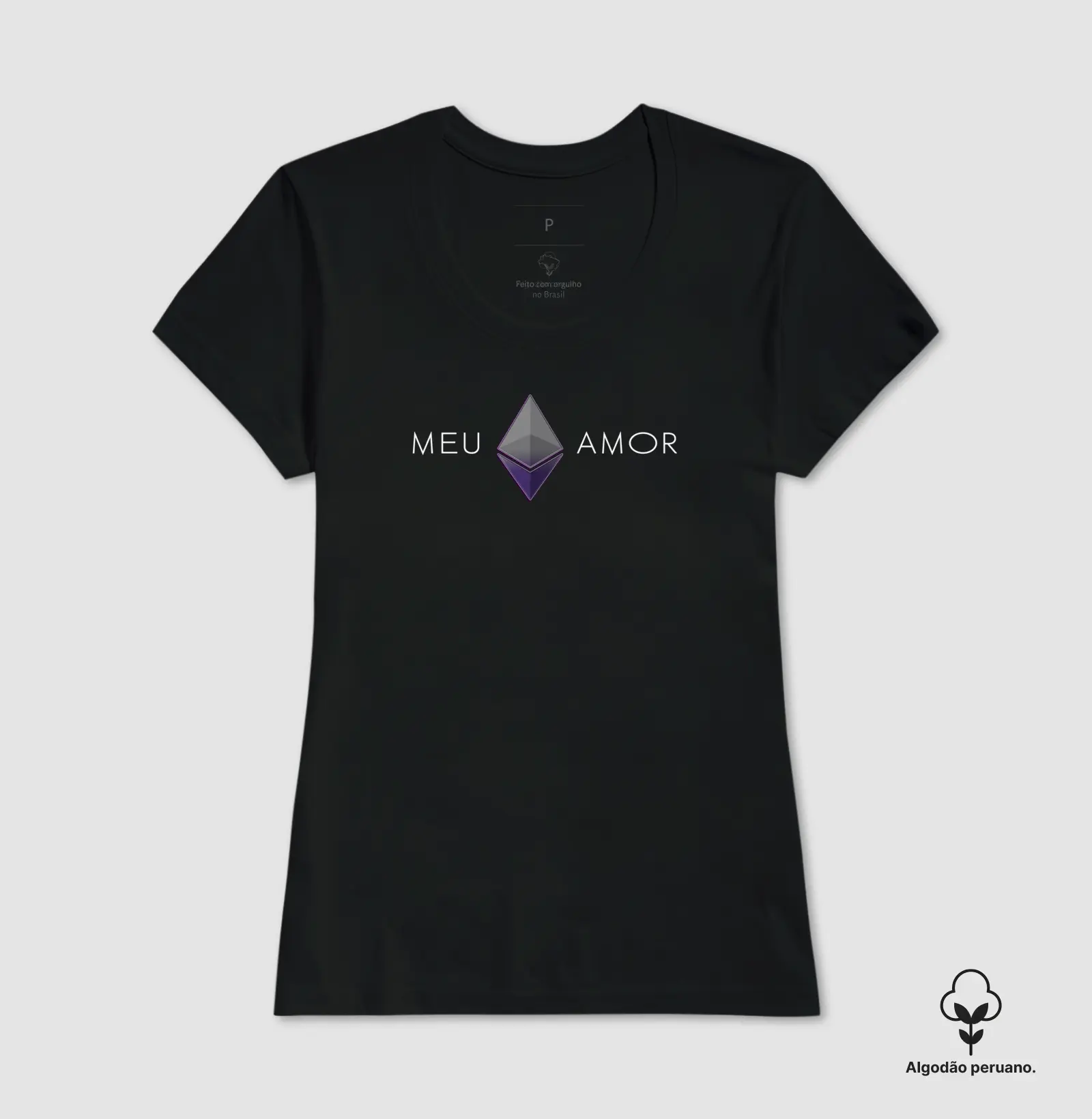 Baby Look Meu Ethereum Amor