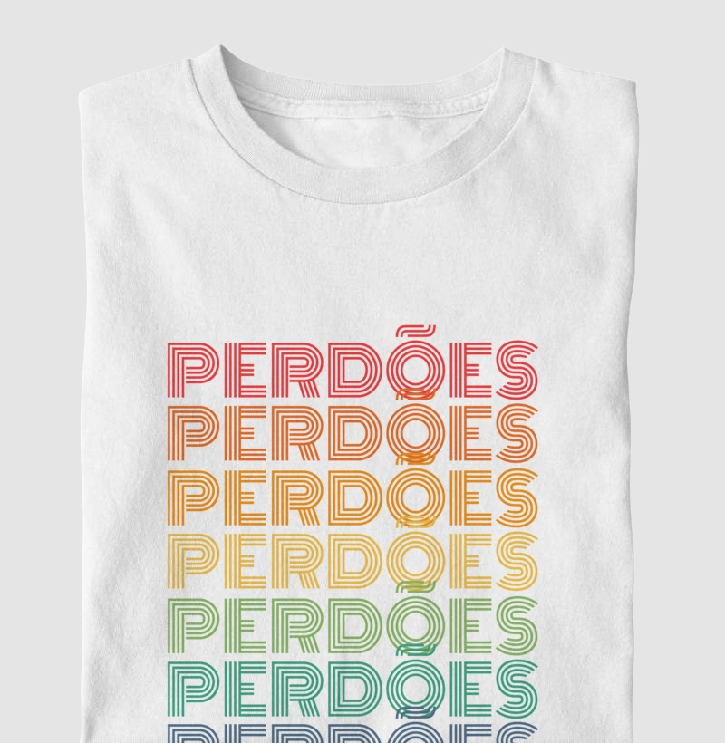 Perdões Letreiro Retrô