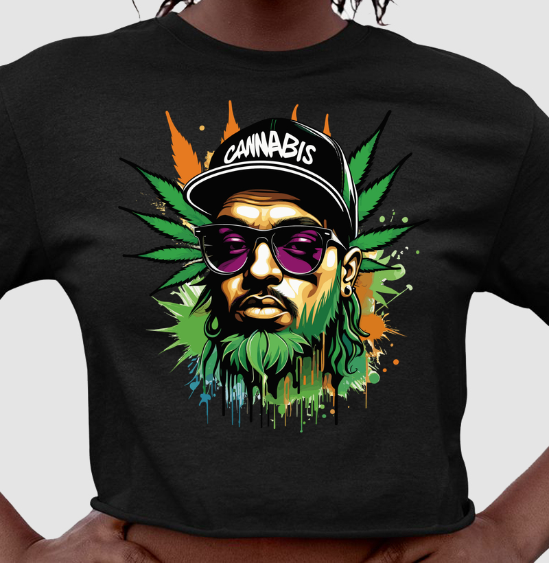 Cropped Cannabis Street Face