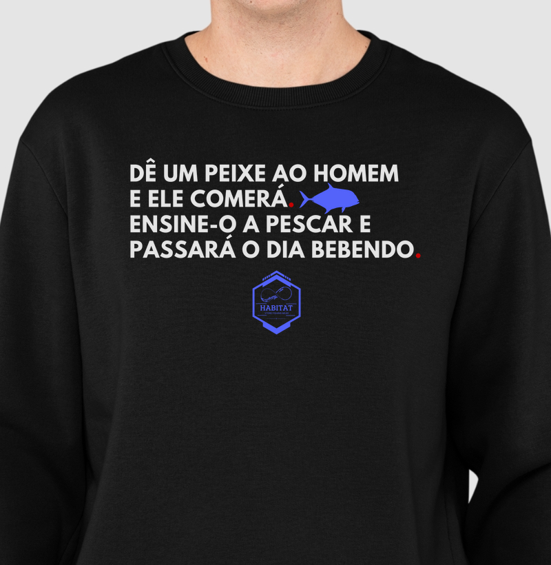 ENSINE-O A PESCAR SUÉTER