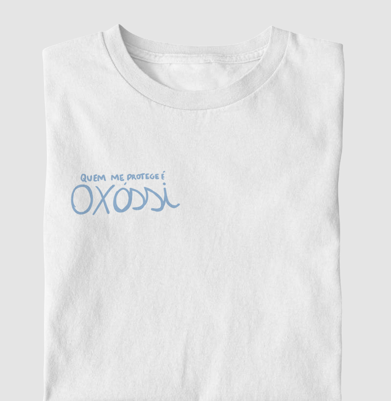 Quem me protege é Oxóssi - Camisa Orixá Oxóssi