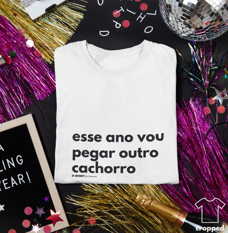 Cropped - Promessas de ano novo - pegar outro cachorro