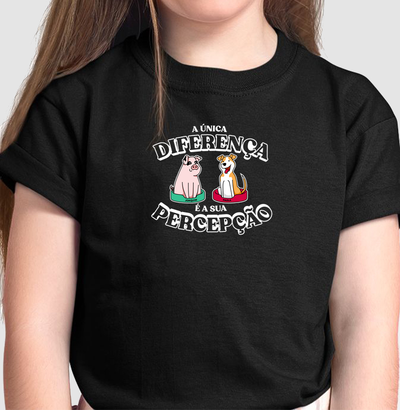 A única diferença é sua percepção