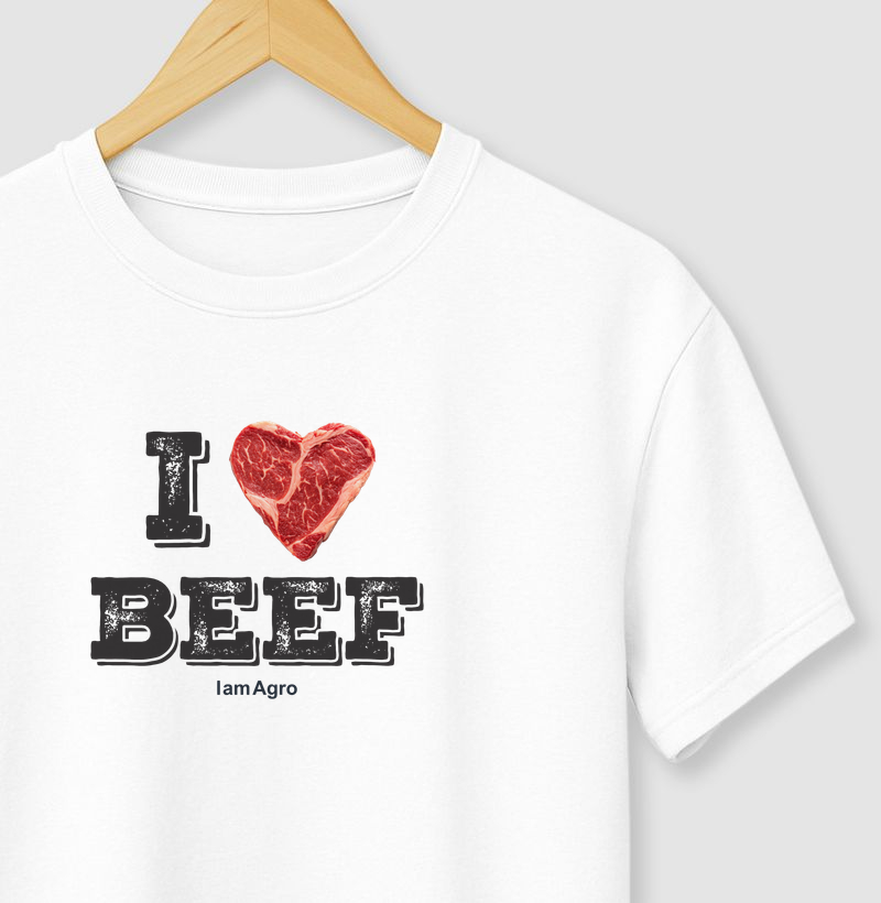 Camiseta I Love Beef 