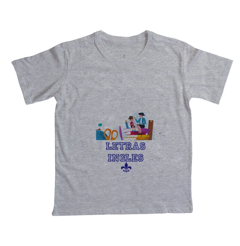 Camiseta Infantil Letras Inglês 0053