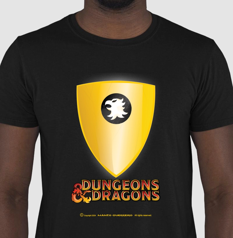 Camisa Dungeons Masculina Preta