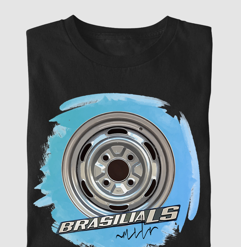 Roda VW Brasília - Fundo Azul