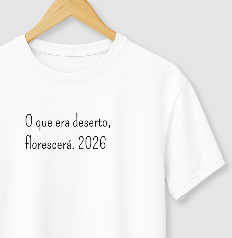 O que era deserto, florescerá. 2026