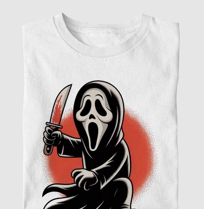 Camiseta "Ghostface" - Terror Fofinho