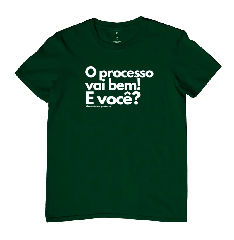 O processo vai bem e você