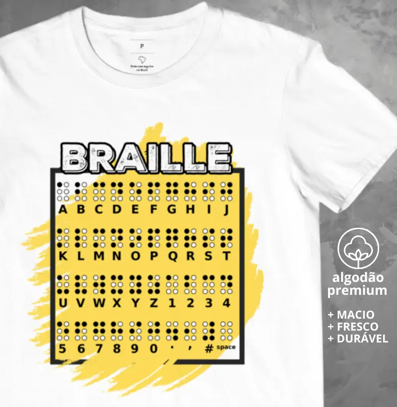 Camiseta Braille