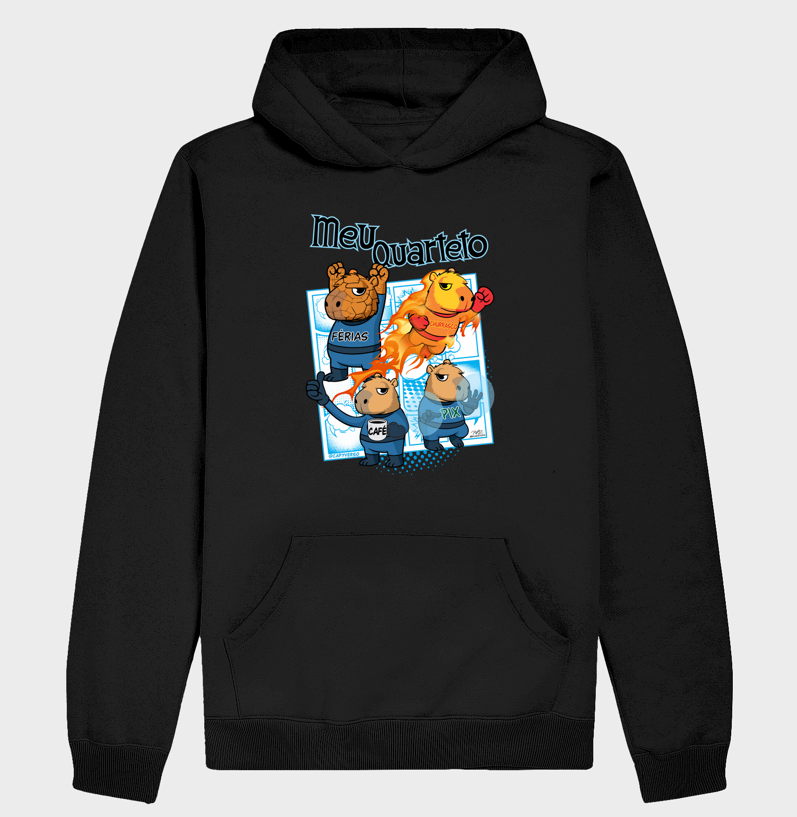 Camiseta Capivara Quarteto