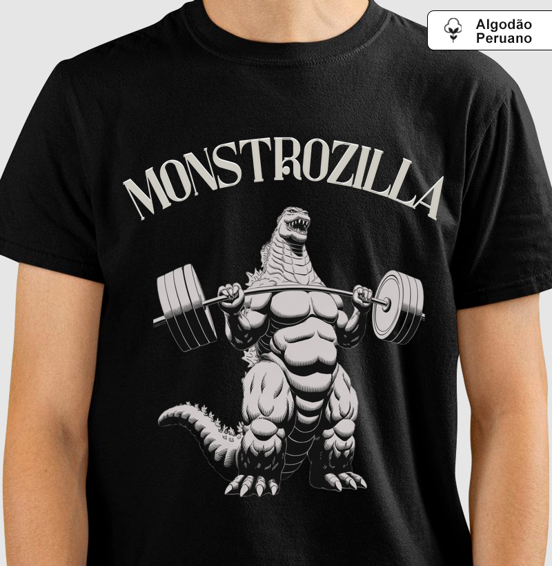 Camiseta "Monstrozilla" - Treino de Monstro