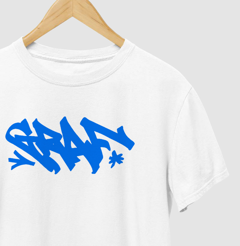 Camiseta Graf Tag Azul