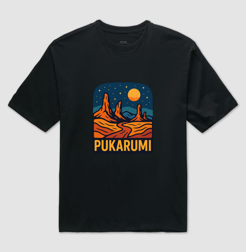 Camiseta Oversized Horizon Pukarumi