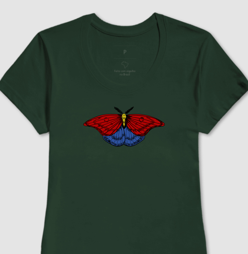 camiseta borboleta 