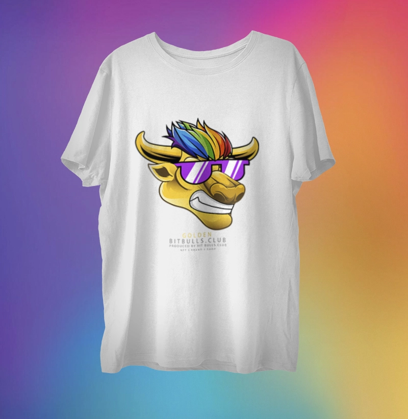 T Shirt Bull Golden