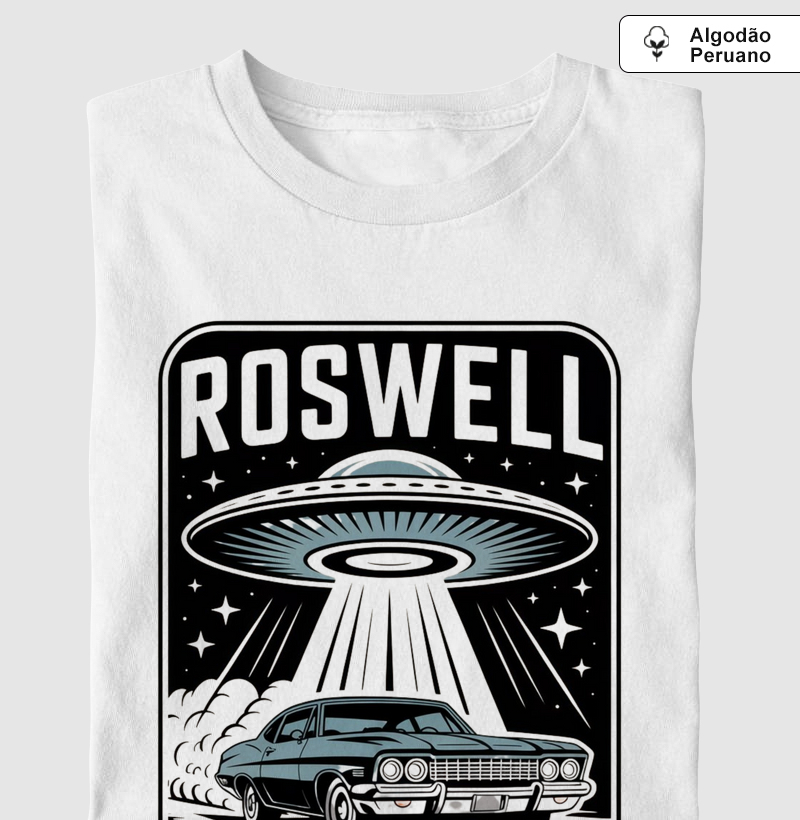 Camiseta "Roswell" - Incidente UFO Retrô