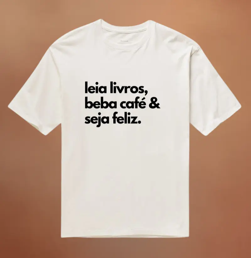 leia livros, beba café