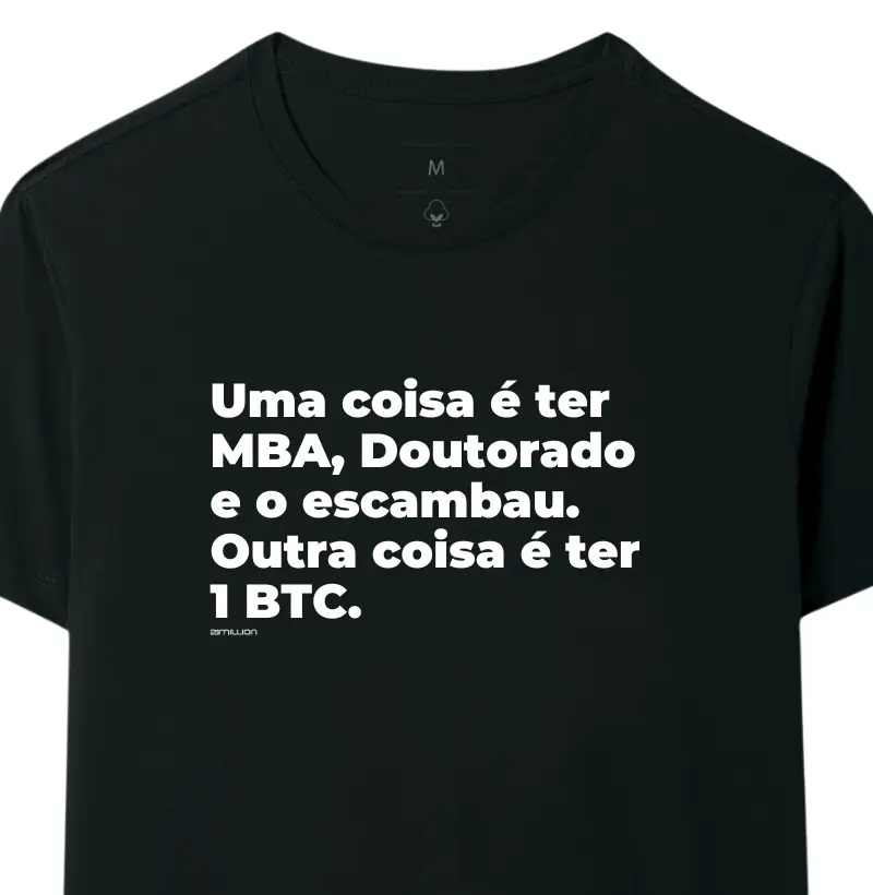 Uma coisa é ter BTC