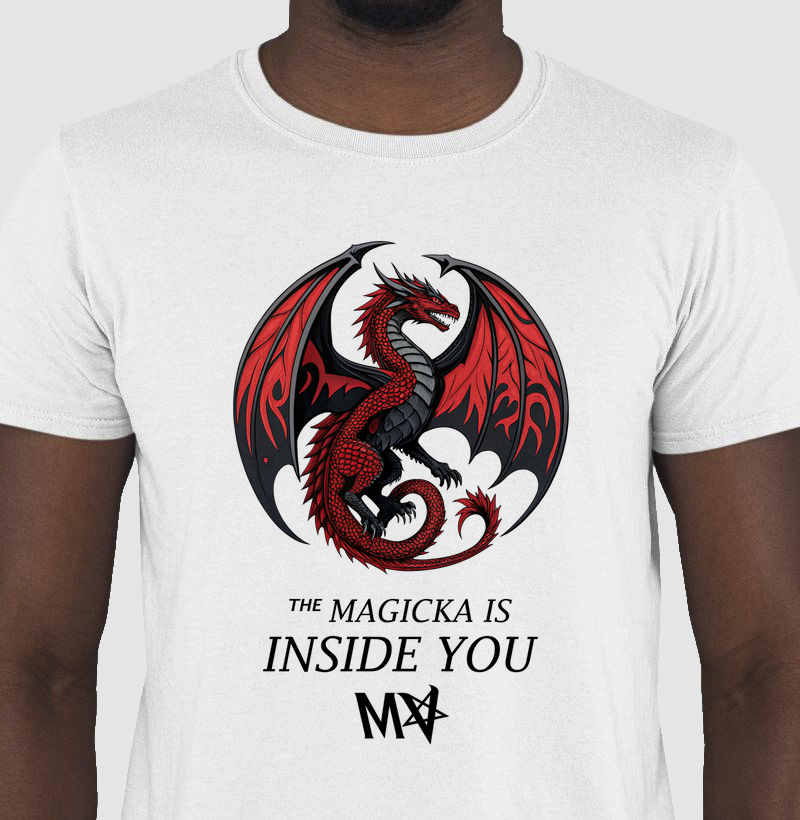 The Magicka is Inside you - Red and Black Dragon