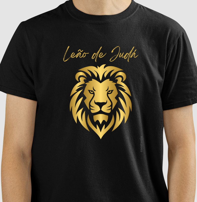 Leão judá dourado