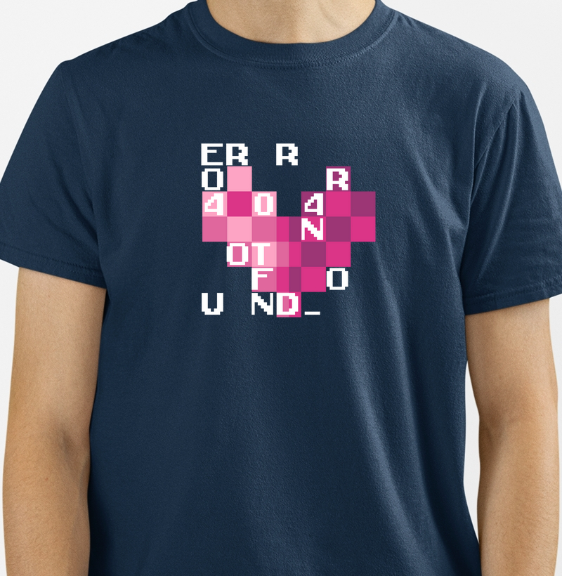 Error 404: Camiseta - Amor Não Encontrado