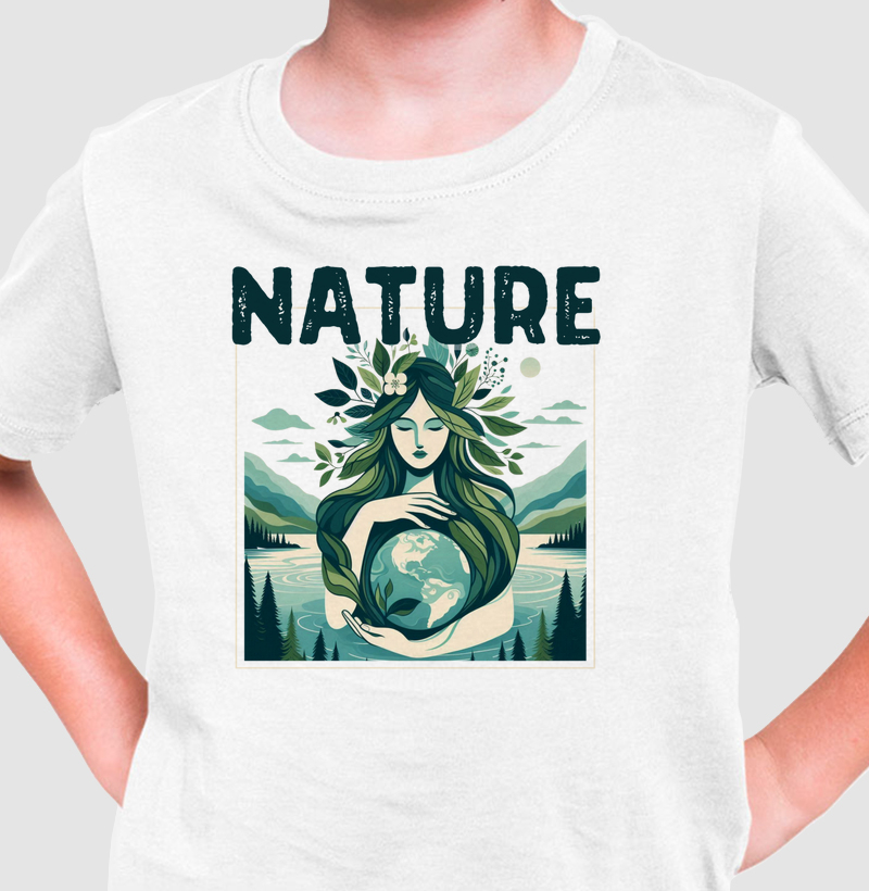 Camiseta Infantil Mãe Natureza