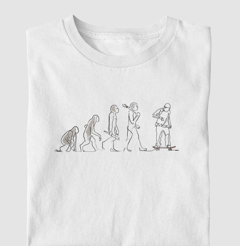 Evolução - One line art