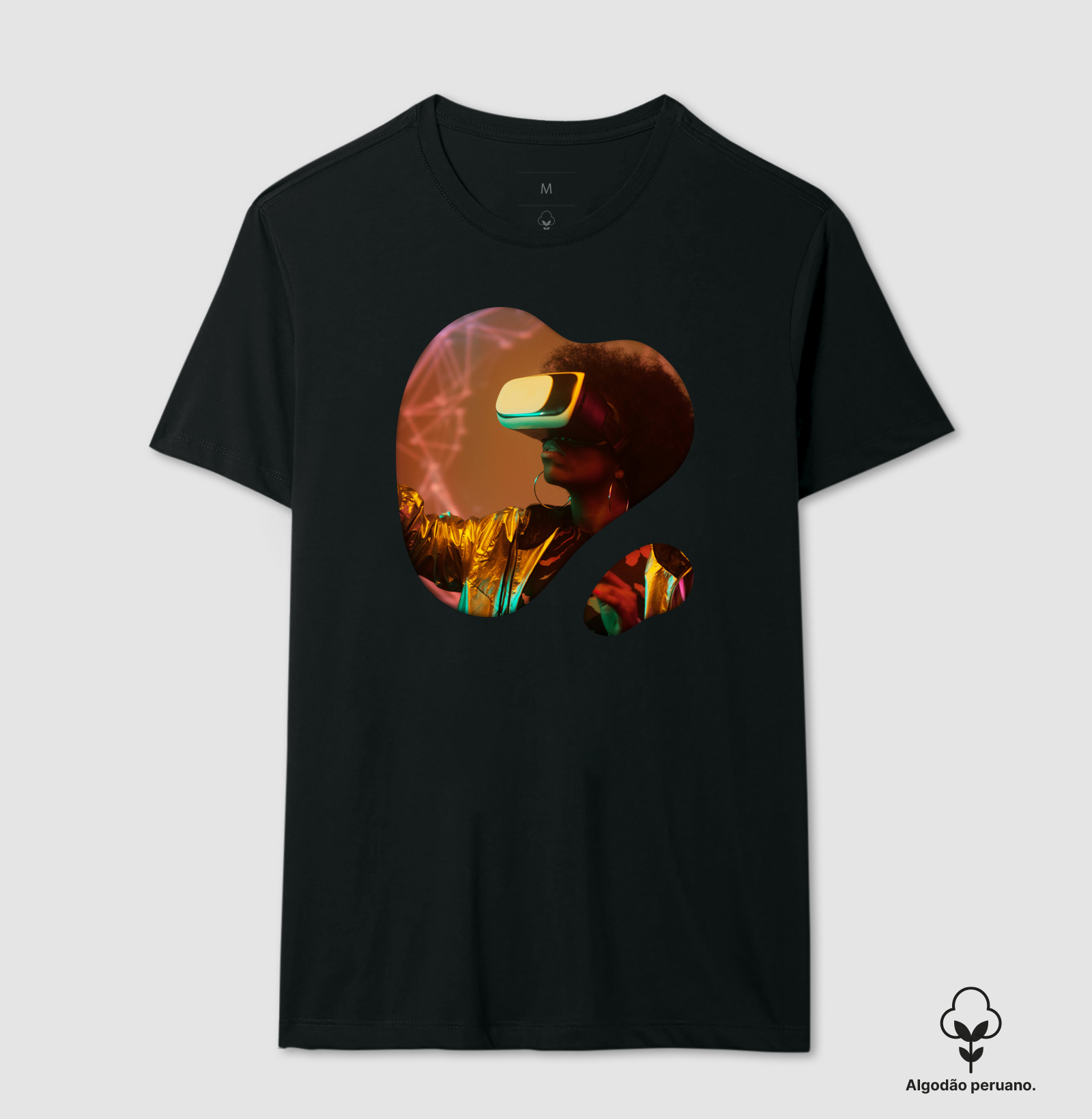 Camiseta Original Afrofuturista Óculos