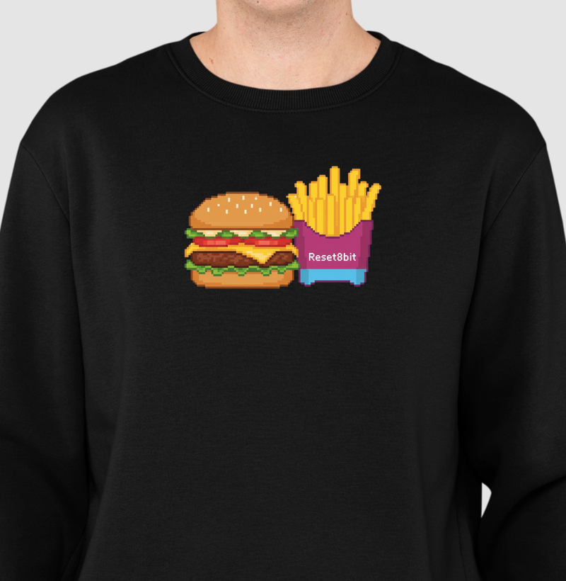 Suéter Moletom Fast-Bit Reset8Bit