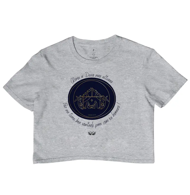 Croped Natal Glória a Deus nas Alturas