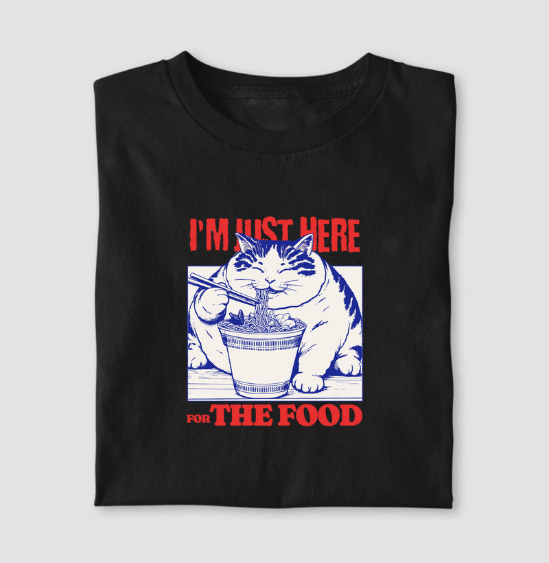 só vim pela comida