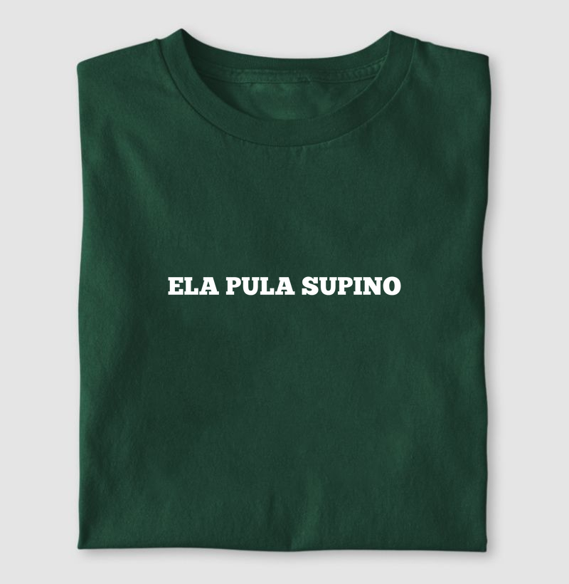 Ela pula supino