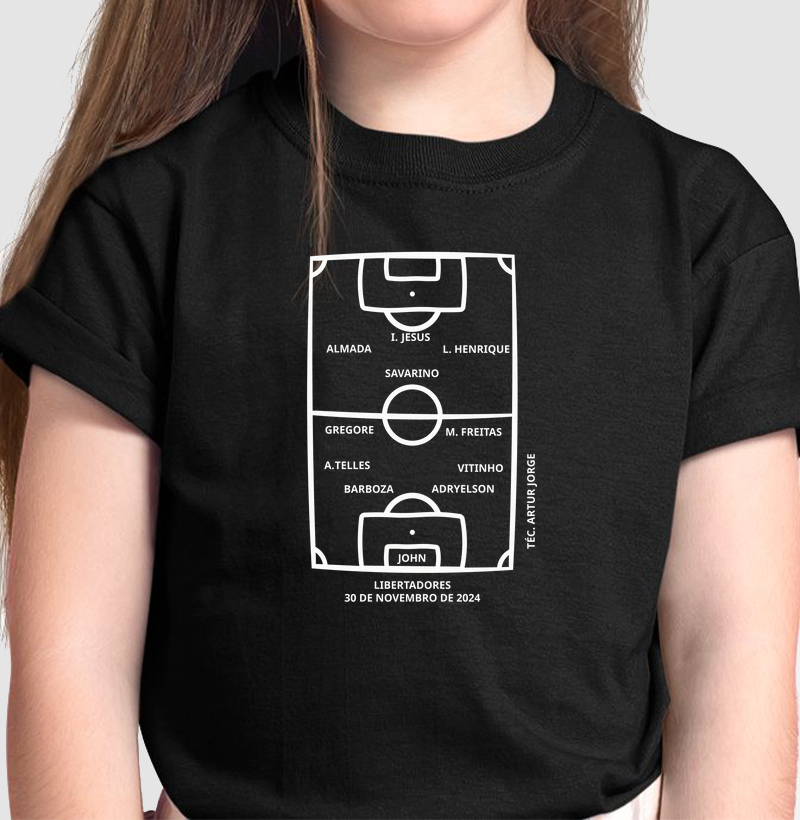 Camiseta Infantil Campeões de 2024