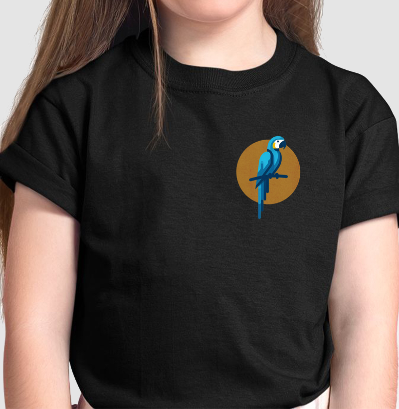Camiseta Infantil Arara-Azul