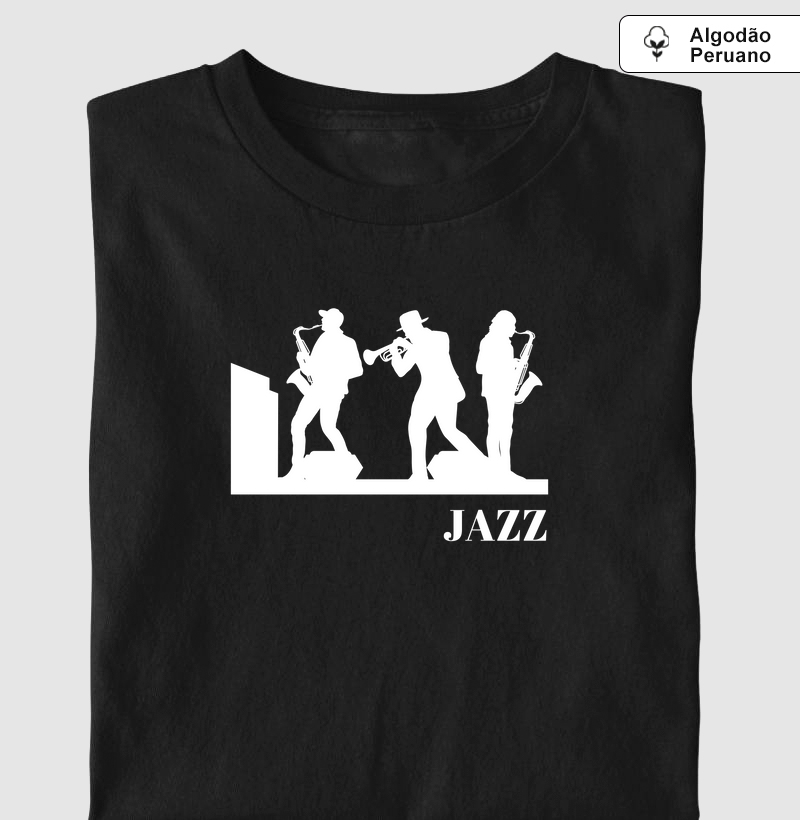 T-shirt Jazz Band White