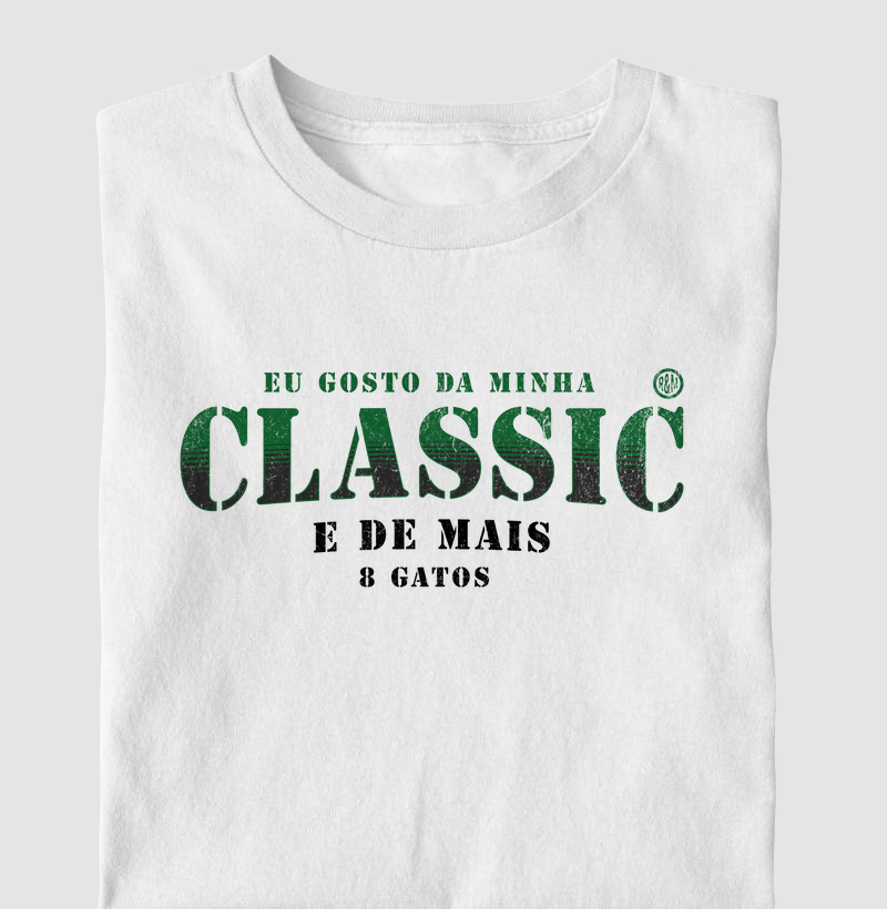 Camiseta personalizada Classic e Gatos