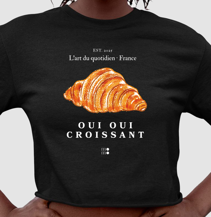 Oui Oui Croissant Cropped